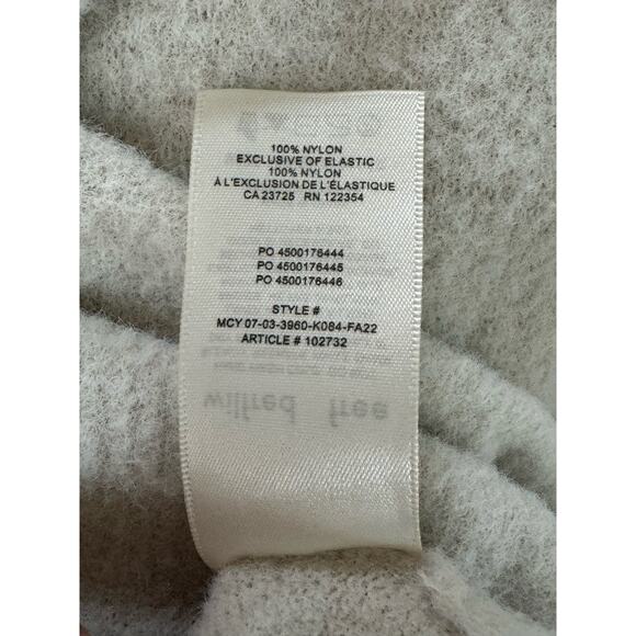 Aritzia Wilfred Free White Hush Knit Imported Italian Fabric Mock Neck Sweater - Picture 11 of 12